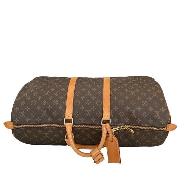 LOUIS VUITTON Monogram Keepall 55 Travel Bag 🧳 FL0081 - Picture 6 of 17